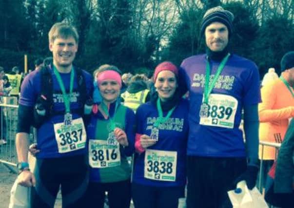 Four Dacorum & Tring AC Road Runners took on the Hampton Court Half Marathon