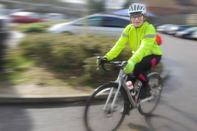 Anne Hunt cyclist of Hemel Hempstead