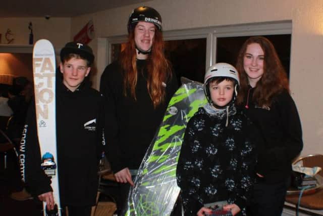 The Snow Centres sponsored ski and snowboard team took second place at the Gangs of Gloucester Freestyle Team Competition