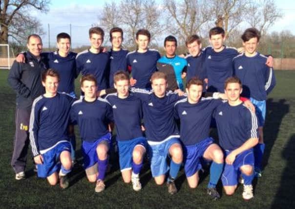 The Hemel Hempstead School U18 football team are through to the County Cup final