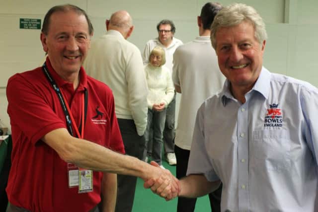 Tony Alcock, CEO of England Bowls, joined Graham Marriner of the Herts Bowls Development Alliance at Herts Coach Education Week 2015