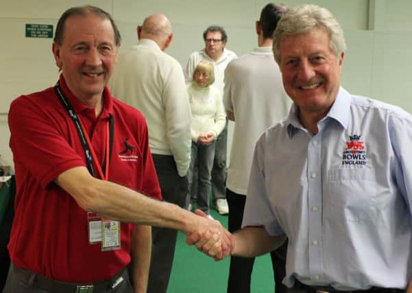 Tony Alcock, CEO of England Bowls, joined Graham Marriner of the Herts Bowls Development Alliance at Herts Coach Education Week 2015