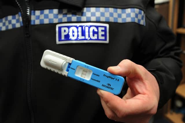 Drug Driving analysing device to be used by police. Photo: Jon Rigby