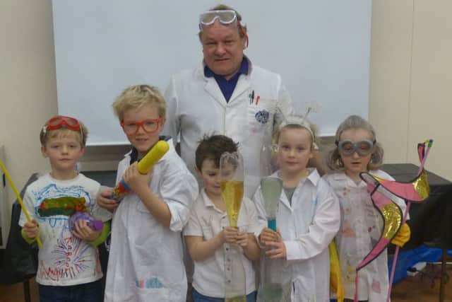 Pupils at Grove Road Primary School in Tring during their science day