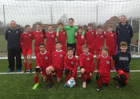 The Dacorum U13 football squad