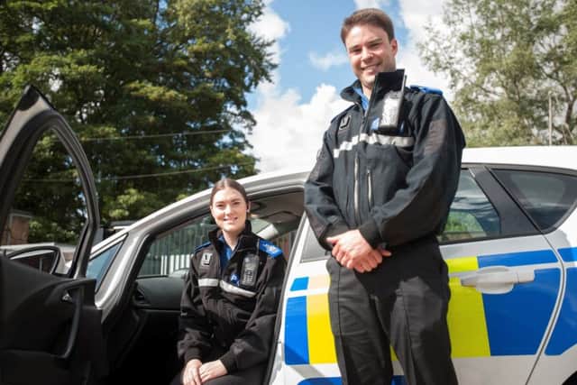 Hemel Hempstead PCSOs Abbi Symes and Jan Bakewell