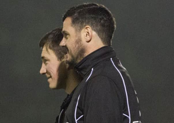 Hemel Hempstead Town management duo Dean Brennan and Stuart Maynard. Picture (c) Darren Kelly