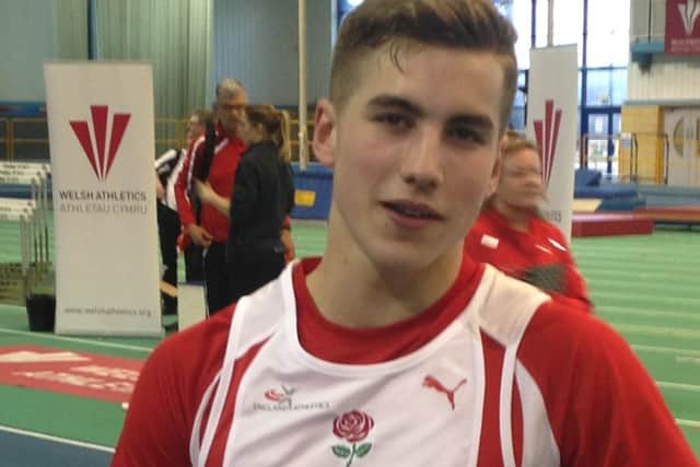 Dom Ashwell took third place on his debut in an England vest