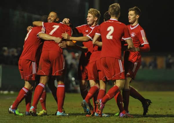 Hemel Hempstead Town will compete in either the Vanarama National League or the Vanarama National League South next season. Picture (c) Sean Hinks
