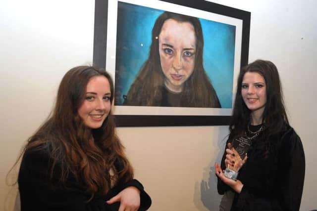 Katie Potton from The Hemel Hempstead School won first prize in the Dacorum Young Talent 2015 painting competition with a portrait of her schoolfriend Iona Tinker