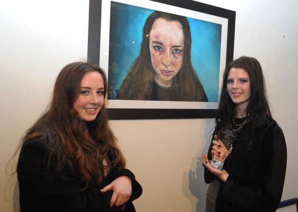 Katie Potton from The Hemel Hempstead School won first prize in the Dacorum Young Talent 2015 painting competition with a portrait of her schoolfriend Iona Tinker