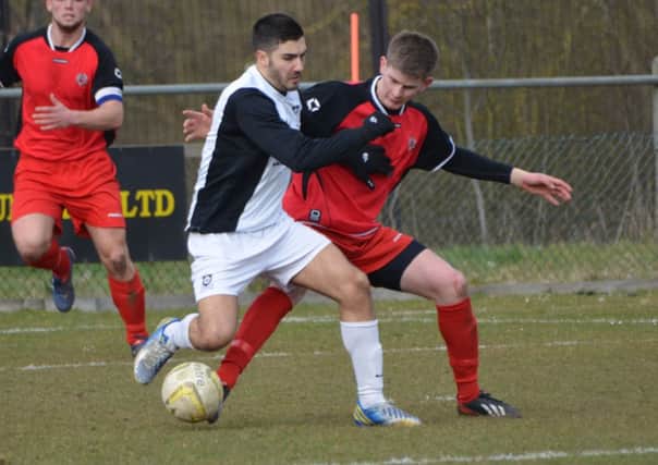 Alex Campana opened the scoring for Kings Langley. Picture (c) Chris Riddell