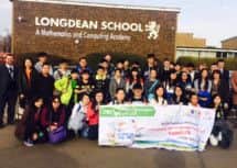 Students from the Lutheran School of Hong Kong visit to Longdean School in Hemel Hempstead