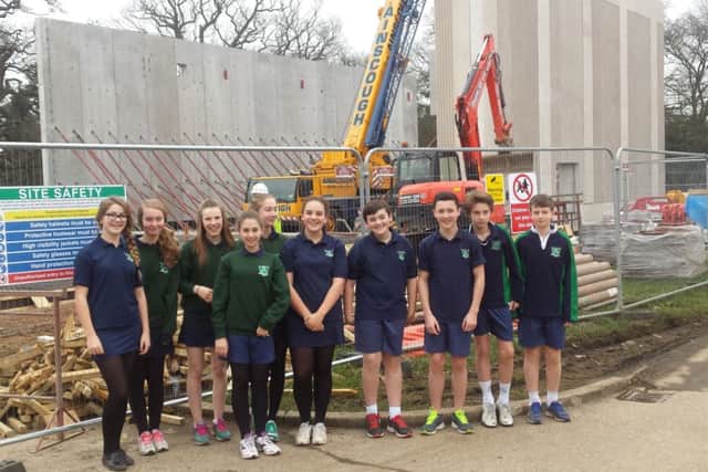 Ashlyns students are excited about the development of their new sports hal