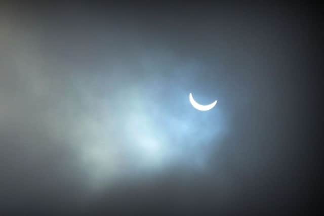 Keen snapper Sarah Murtagh caught the solar eclipse over Tring on camera