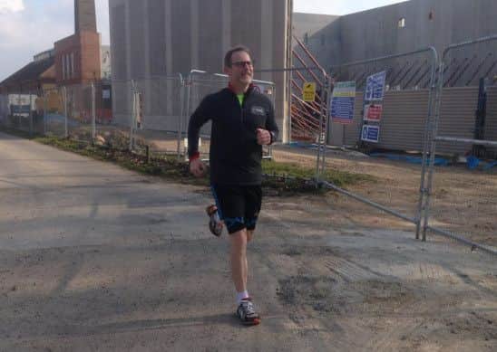 Russell Green is busy training for the marathon