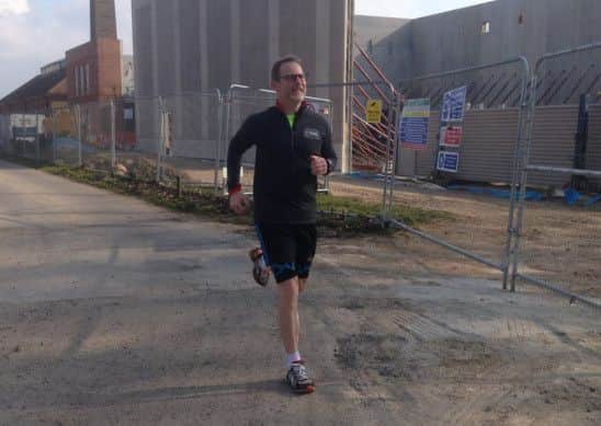 Russell Green is busy training for the marathon