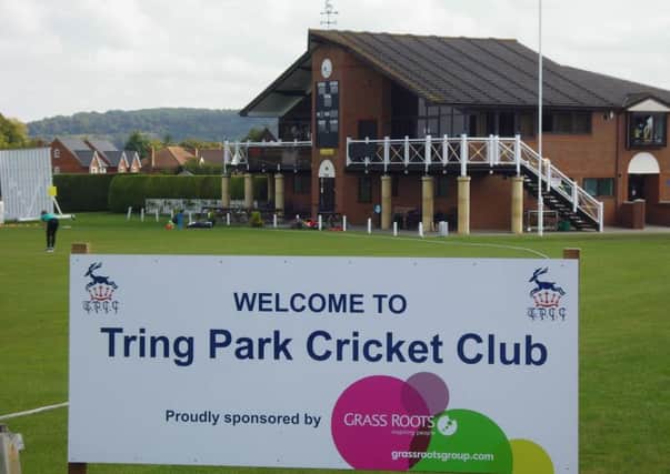 The Tring Park Cricket Club clubhouse