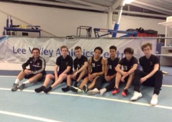 The Cavendish School athletics team.