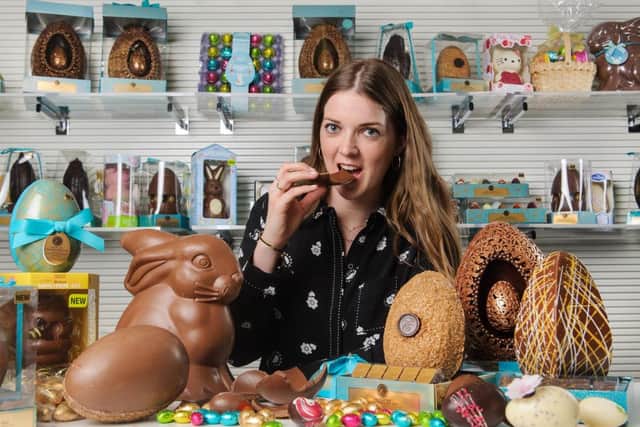 Alex Emerson-White of Tring has an egg-citing job as chocolate taster for Marks and Spencer