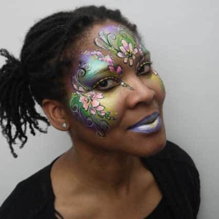 Face painting by Berkhamsted artist Zoe Thornbury-Phillips. Picture by Simon Husband Photography.