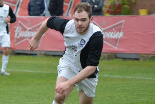 Lewis Toomey was on target for Kings Langley. Picture (c) Chris Riddell