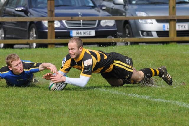 Tom Newton was the hero for TringRugby. Picture by Alastair Cowe