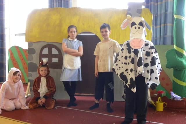 Jack and the Beanstalk at Chambersbury Primary School.