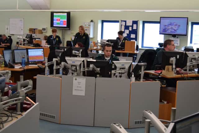 The East of England Ambulance Service control room