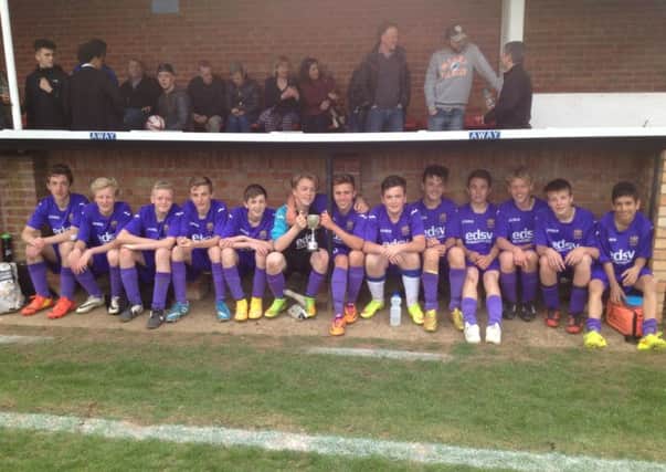 The Cavendish School Year 9 football team won the District Cup after beating Hemel Hempstead School on penalties