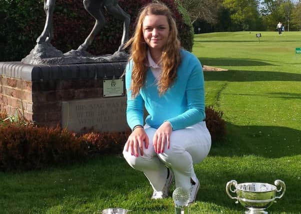 Hannah Screen won the Hertfordshire County Ladies' Golf Championship 2015