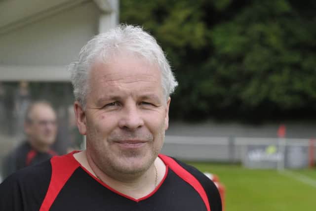 Tring Athletic manager Julian Robinson