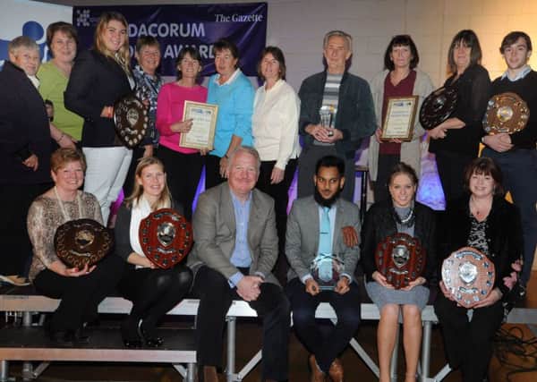 The reigning Dacorum Sports Awards champions with MP Mike Penning