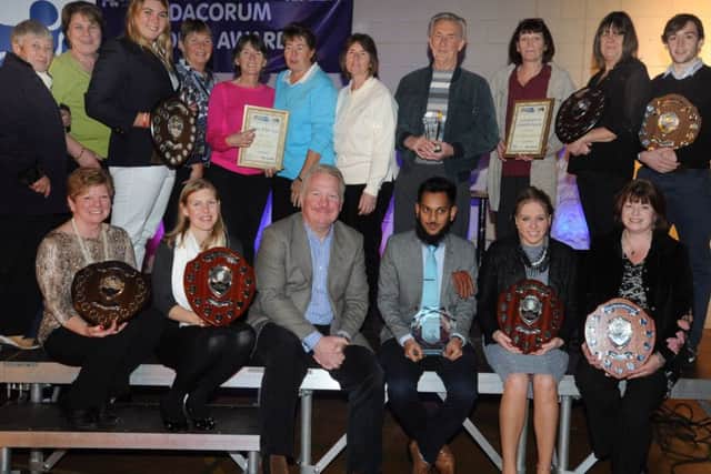 The reigning Dacorum Sports Awards champions with MP Mike Penning