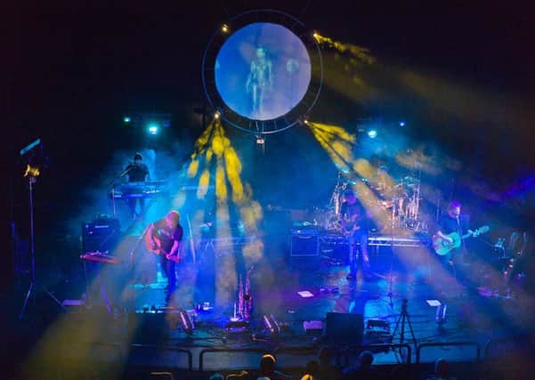 Darkside use lasers and film for the full Pink Floyd experience