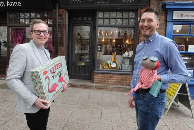 Christopher Dell, left, and Paul Cheshire at White Mint, Berkhamsted