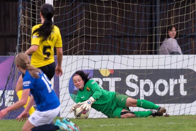 Match action from Watford Ladies' defeat to Everton Ladies. Picture (c) Andrew Waller