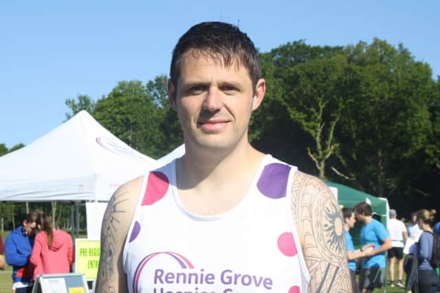 Martin Anderson at the Ashridge Trail Half Marathon, June 2015