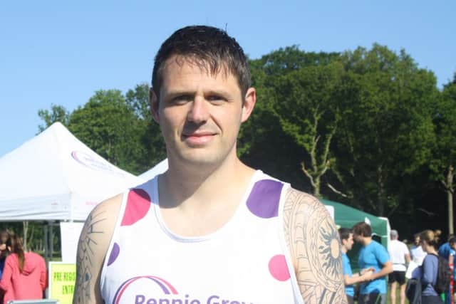 Martin Anderson at the Ashridge Trail Half Marathon.