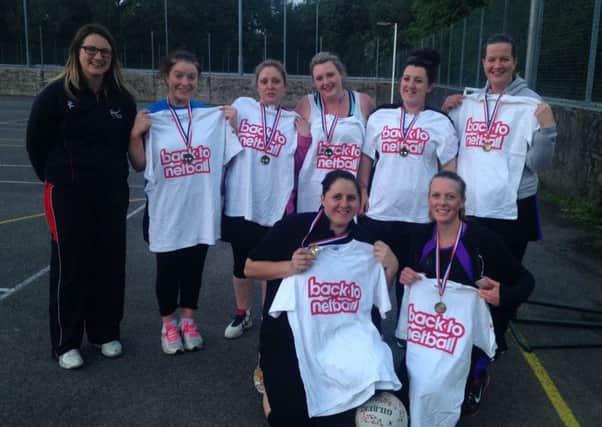 Six teams battled it out at the Herts Back to Netball Festival