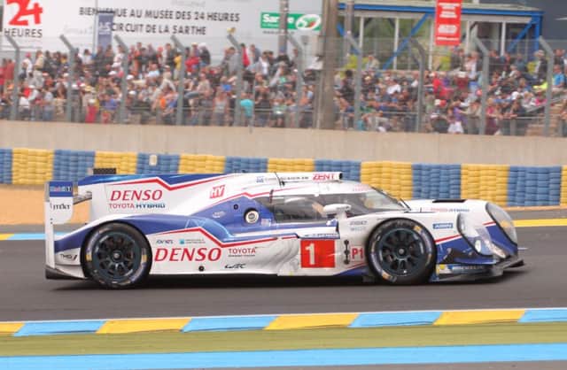 Anthony Davidson's Toyota was unable to challenge for victory at Le Mans