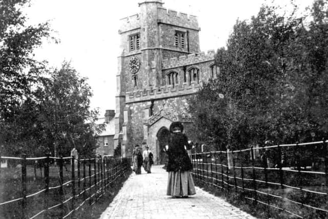 St Peter & St Paul's Church, Tring, in 1905. Photo courtesy of the Tring History Society.