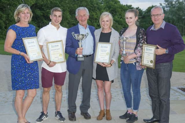 It was a successful evening for Dacorum & Tring AC at the Dacorum Sports Awards. Picture (c) Gary Mitchell