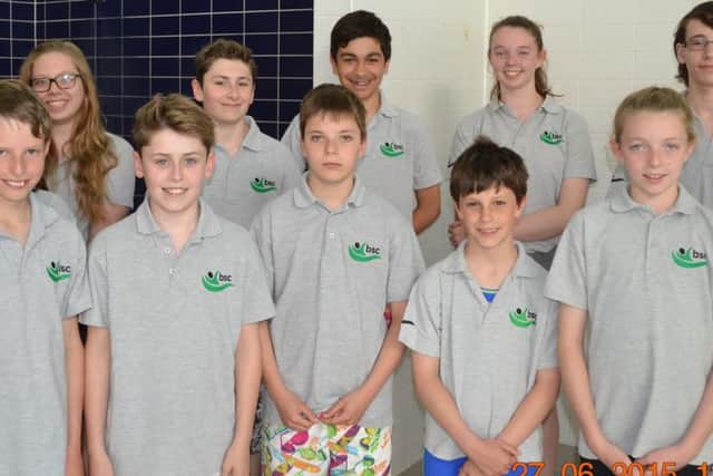 Berkhamsted swimmers.