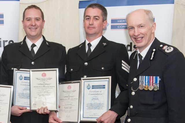 Police collect Royal Humane Soc awards