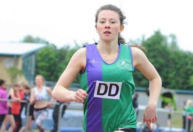 Amber Carroll in action for Dacorum & Tring AC