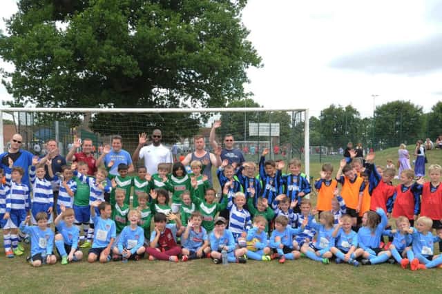 Family fun day for Keech Children's Hospice at Ashlyns School. The event is organised annually by Danny and Sam Kerr in memory of their daugher Lexi.