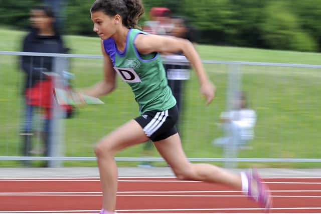 U13 athlete Millie Gall recorded three wins and three PBs for Dacorum & Tring AC in nthe latest round of the 2015 Eastern Young Athletes League. Picture (c) Gary Mitchell