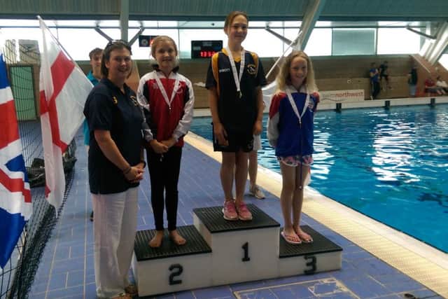 Katie Townsend won gold for Dacorum Diving Club at the ASAs National Skills Finals