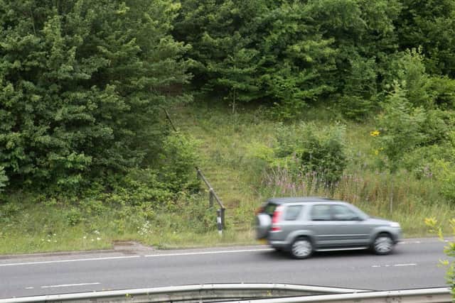 A general view of the A41, close to where the incident happened